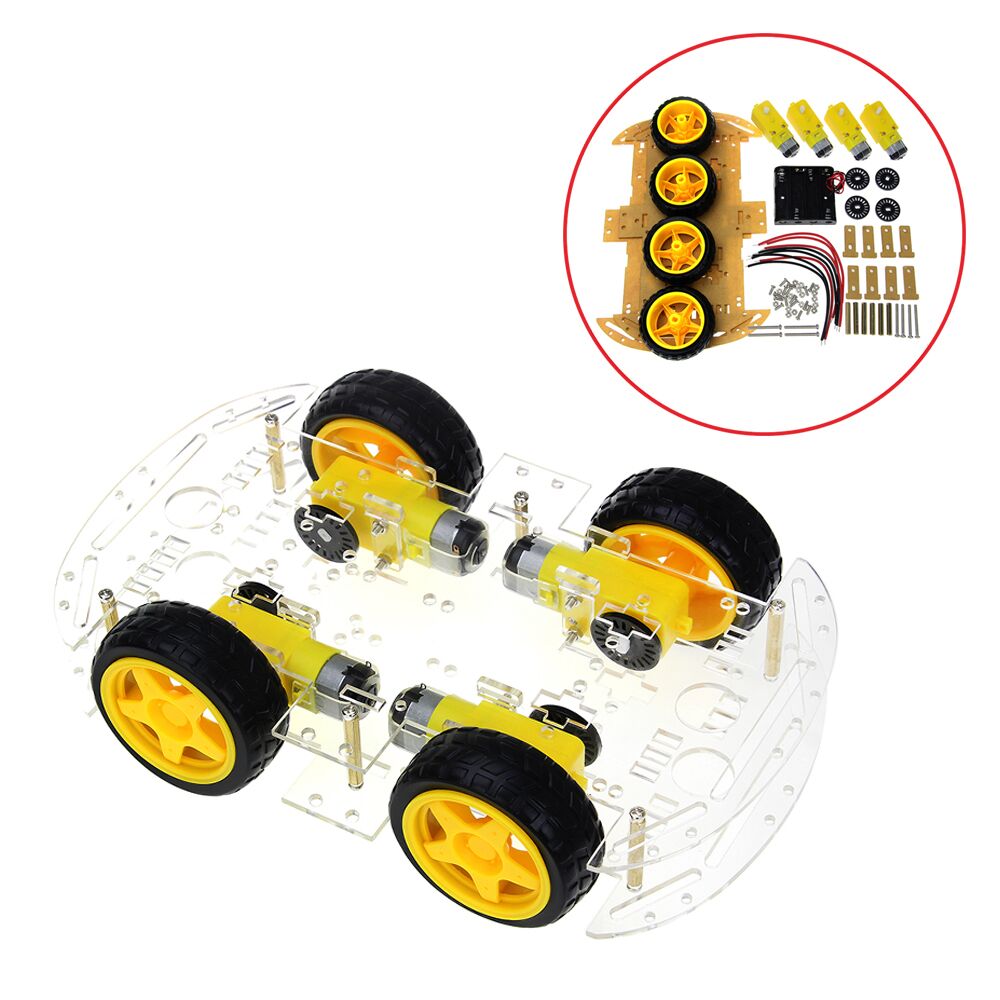 4WD Smart Robot Car Chassis Kit - cute-lava