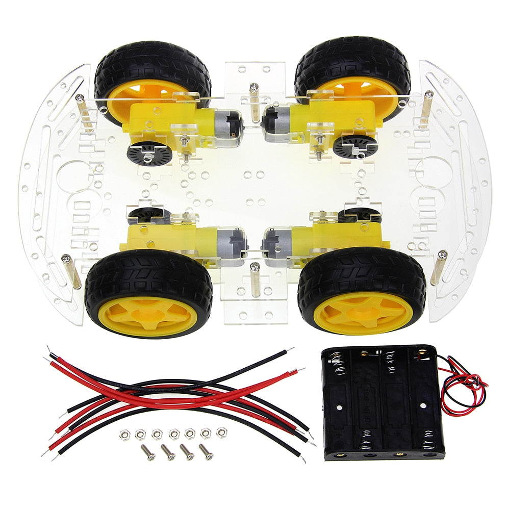 4WD Smart Robot Car Chassis Kit - cute-lava