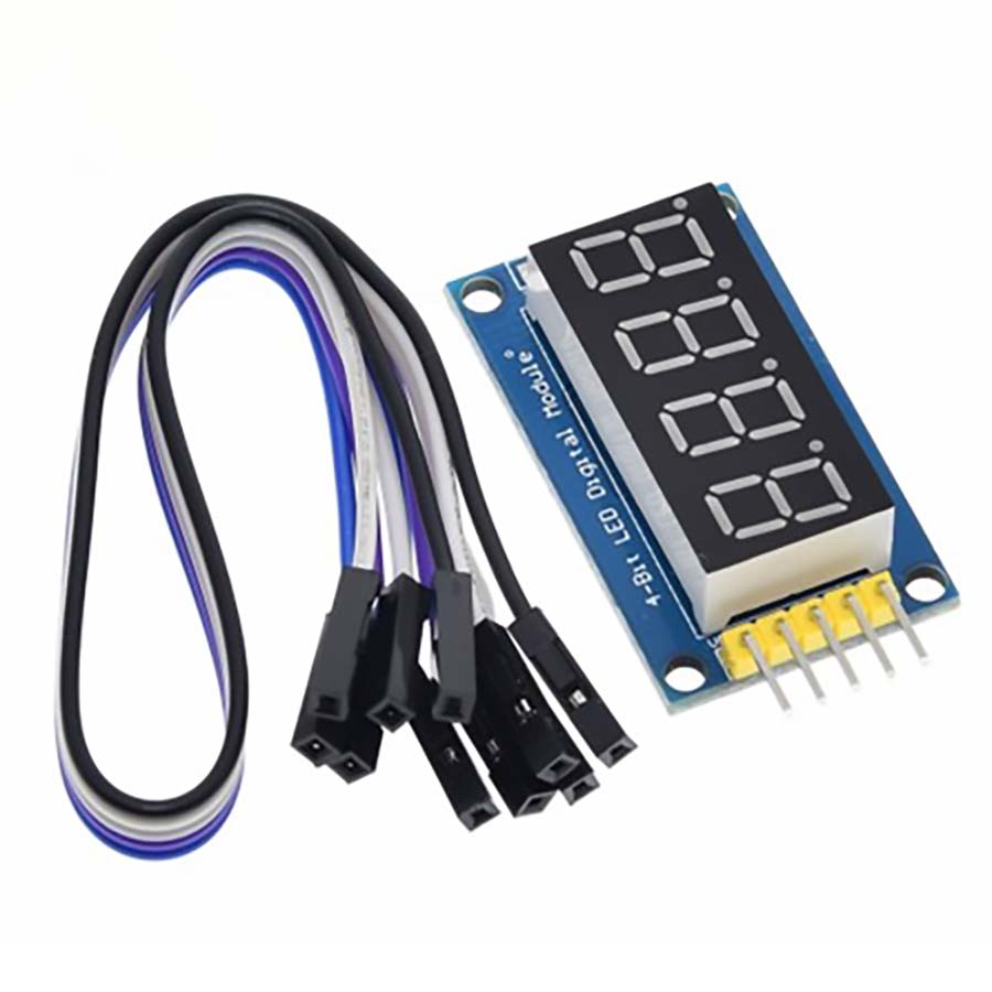4 Bits Digital Tube LED Display Module with 74HC595 Driver – Cute Lava