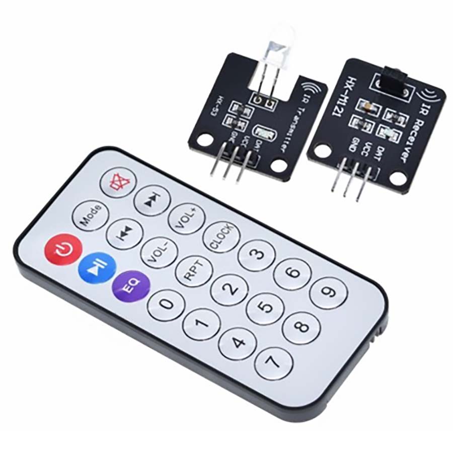 IR Remote, Transmitter and Receiver Module Kit