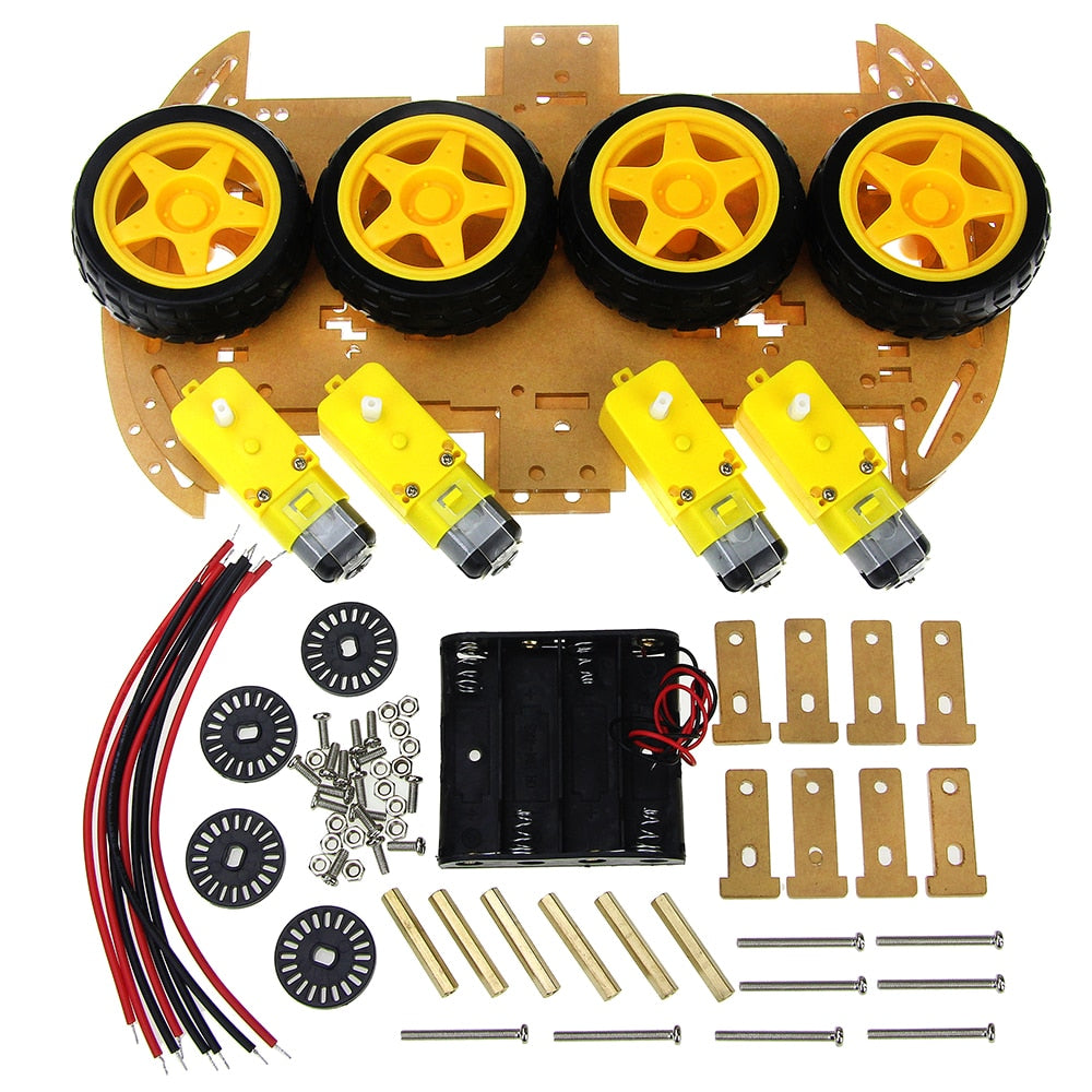 4WD Smart Robot Car Chassis Kit - cute-lava